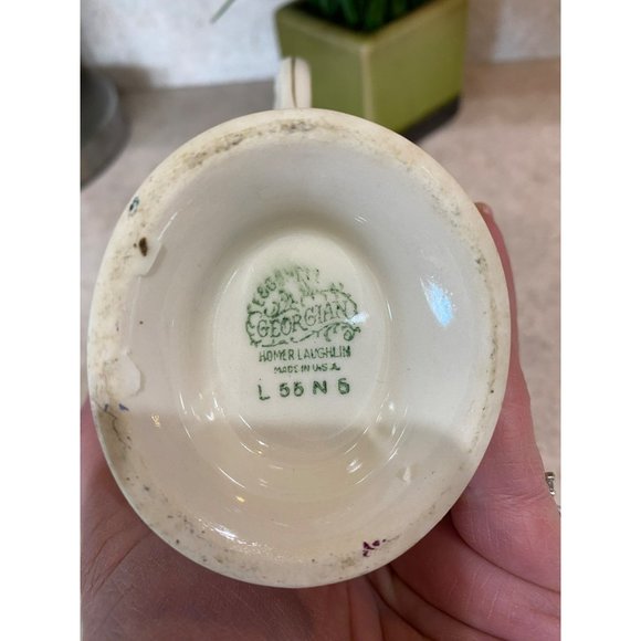 Homer Laughlin Vintage Handmade Candle - Sandalwood Peony Tangerine - Picture 6 of 6